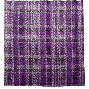 Texture of purple tartan fabric useful as a backgr shower curtain