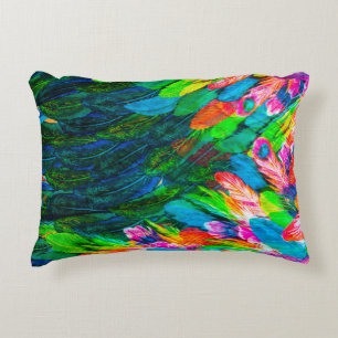 texture of silk fabric. background. colorful fairy decorative cushion