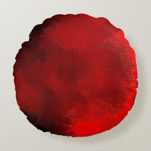 Texture painting background red round cushion