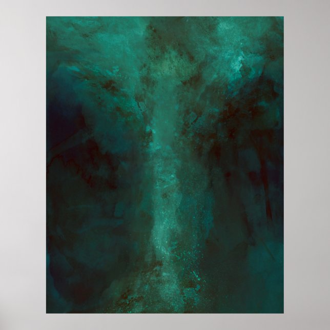 Texture painting grunge gritty poster (Front)