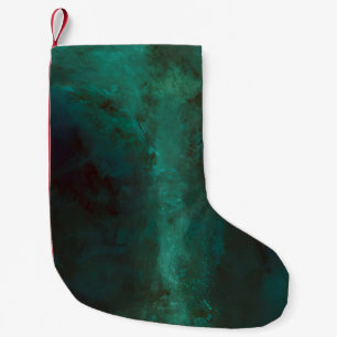 Texture painting grunge gritty small christmas stocking