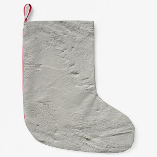 Texture rough plaster plaster wall small christmas stocking