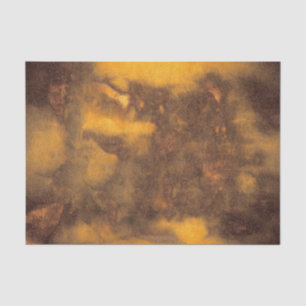 Texture Rustic Vintage Brown Yellow Abstract Tissue Paper