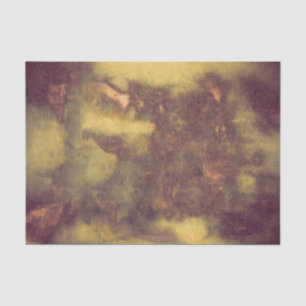 Texture Rustic Vintage Dark Brown Tan Abstract Tissue Paper