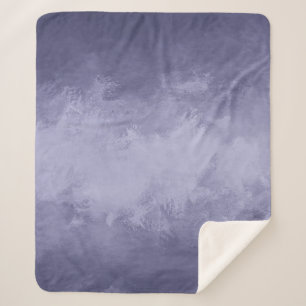 Texture selenium blue acrylic sherpa blanket