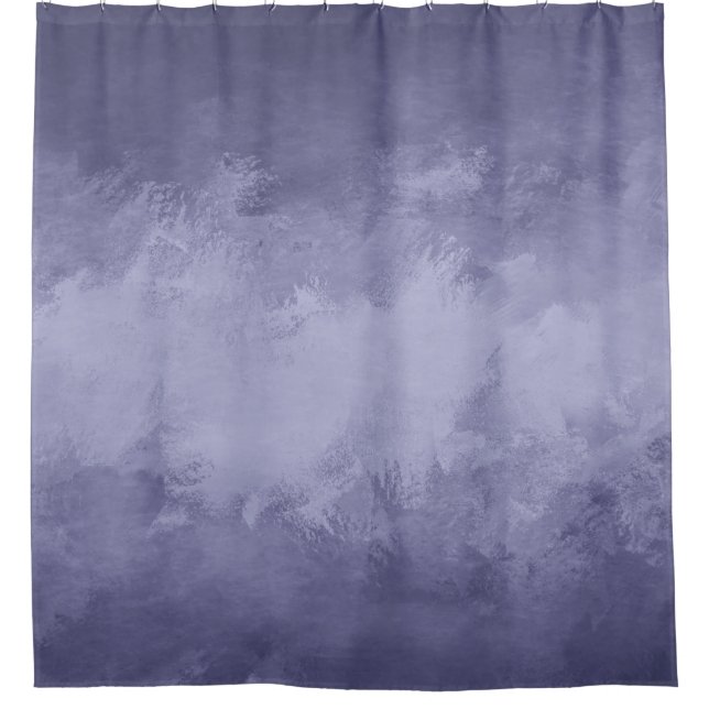 Texture selenium blue acrylic shower curtain (Front)