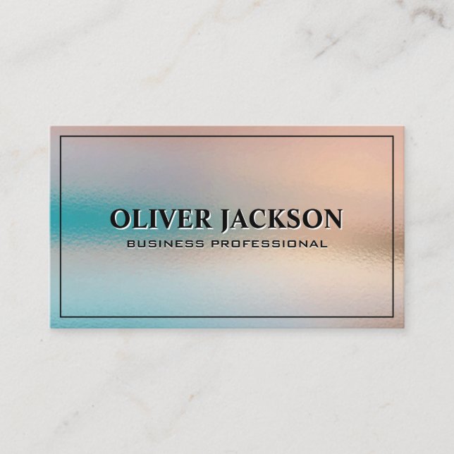 Texture Shine Background Business Card (Front)