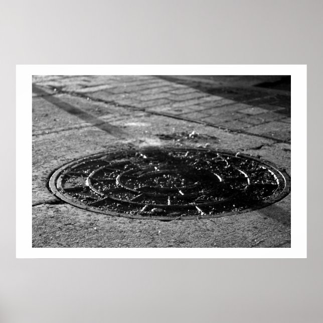 Texture Study of Night-time Sightwalk Poster (Front)