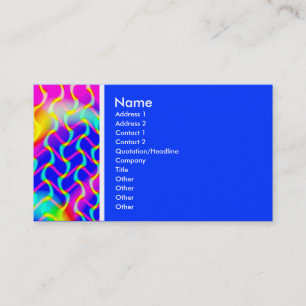 Texture Tone (Beautiful Waves) - Blue Business Card