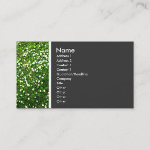 Texture Tone (Daisy Lawn) Business Card