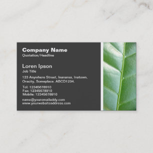 Texture Tone - Leaf Business Card