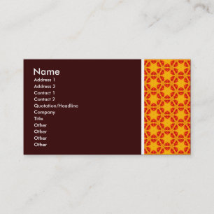 Texture Tone - Terrazzo 06 - Dark Brown Business Card