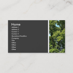 Texture Tone (Trees) Business Card