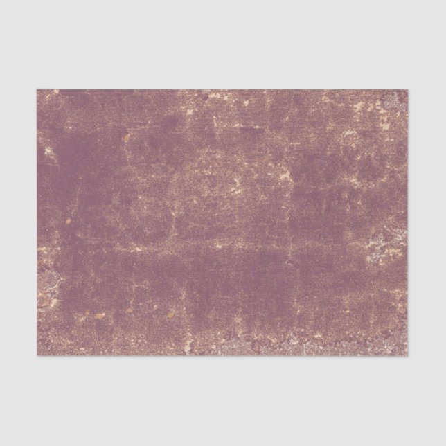 Texture Vintage Maroon Tan Decoupage Pattern Tissue Paper (Front)