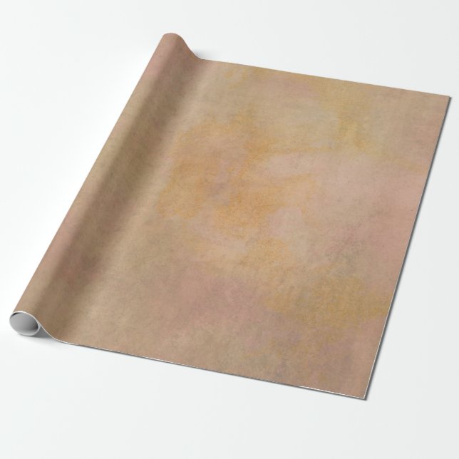 Texture vintage pink golden wrapping paper (Unrolled)