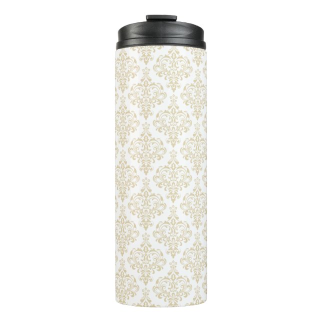 Texture wall wallpaper thermal tumbler (Front)