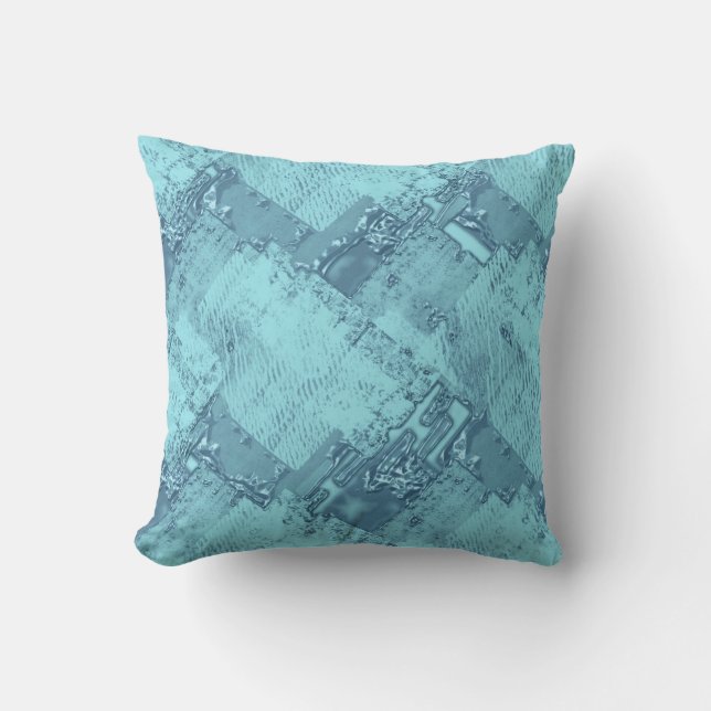 Texture, water and ice. cushion (Front)