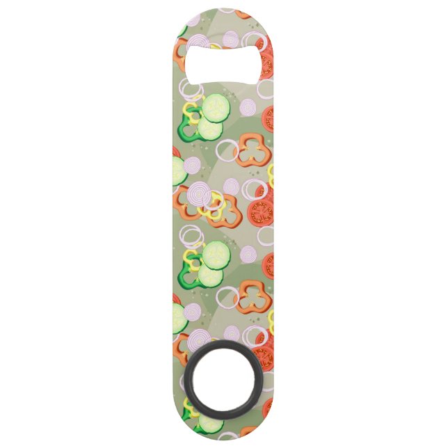 Texture With Slices Of Vegetables (Front)