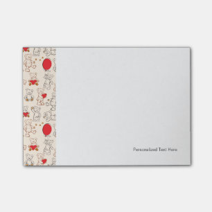 Texture With Teddy Bears Post-it Notes