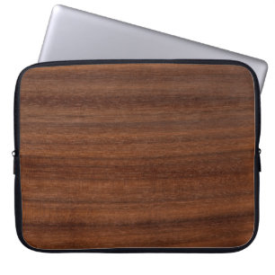 Texture wood grain structure laptop sleeve