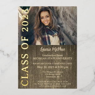 Textured Background Foil Photo