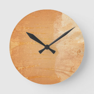 Textured background round clock