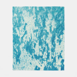 Textured blue background made of dense fabric. Con Fleece Blanket