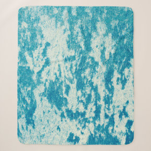 Textured blue background made of dense fabric. Con Sherpa Blanket