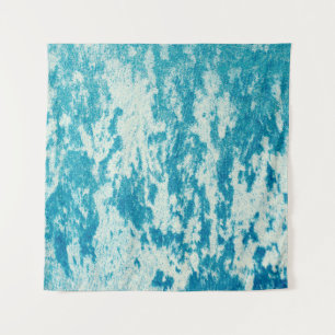 Textured blue background made of dense fabric. Con Tapestry