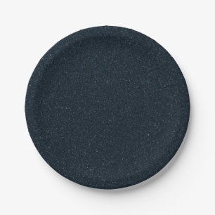 Textured Charcoal Party Plates (7") – Customisable
