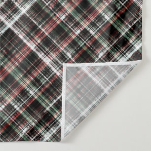 Textured Christmas tartan.  Tapestry