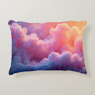 Textured Clouds Pattern  Decorative Cushion