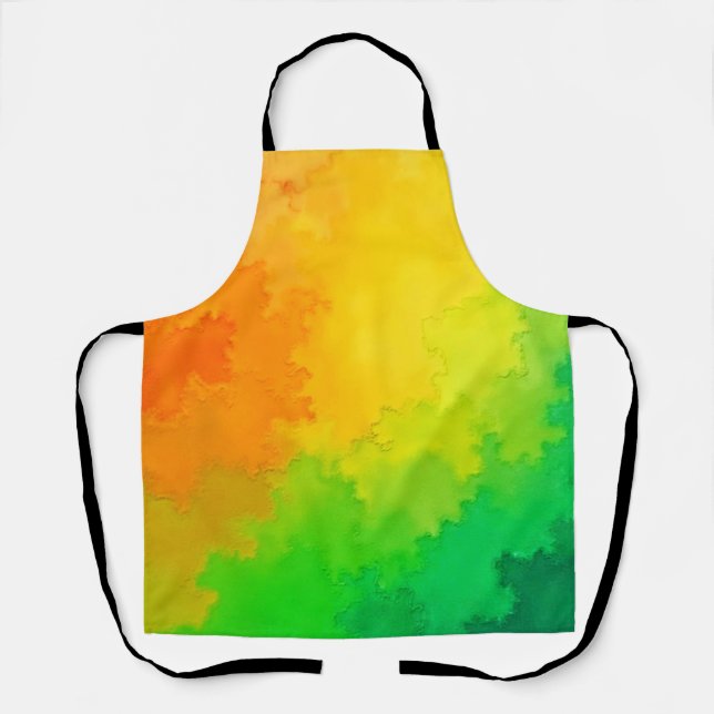 Textured Colour Blend Apron (Front)