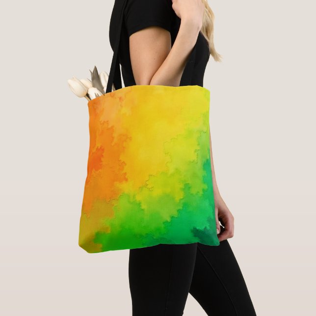 Textured Colour Blend Tote Bag (Close Up)