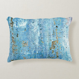 Textured concrete wall, rust stains. decorative cushion