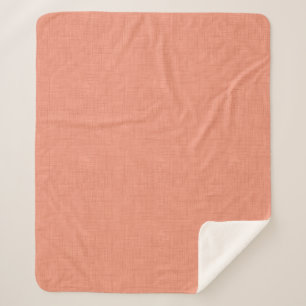 Textured coral "soothing coral". popular solid sherpa blanket