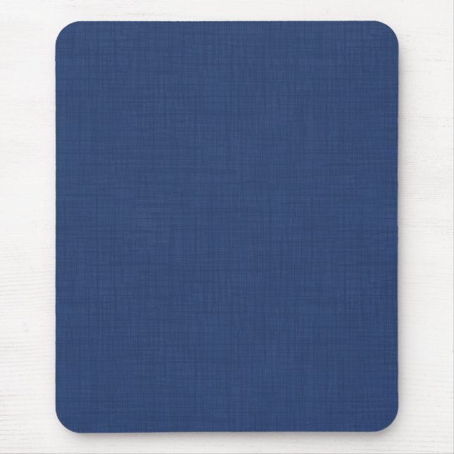 Textured dark Blue  Mouse Pad (Front)