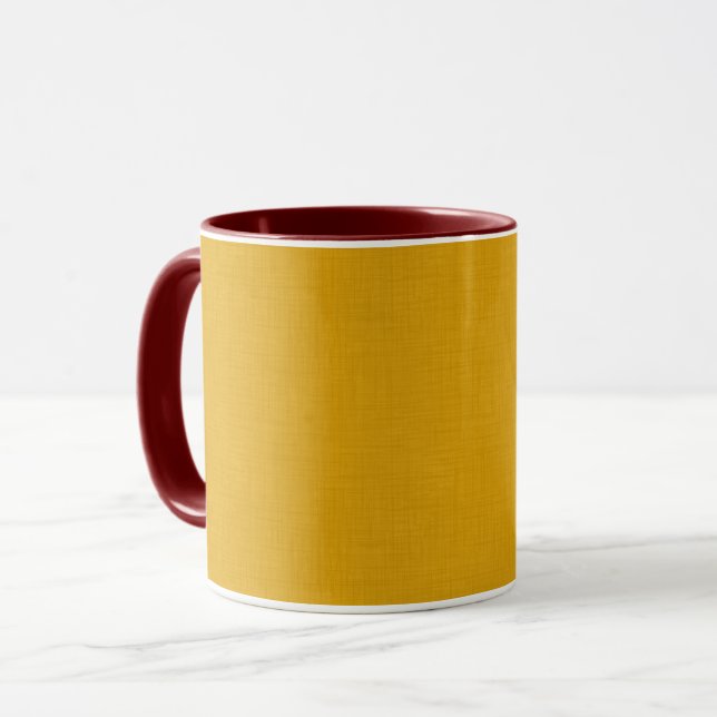 Textured  Dark Gold Mug (Front Left)