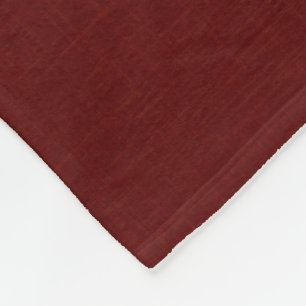 Textured dark red, red-brown.  fleece blanket