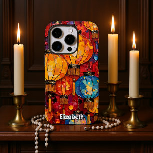 Textured Floral Lattice iPhone 16 Pro Case