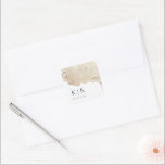 Textured Gold Faux Foil Elegant Wedding Square Sticker<br><div class="desc">Our ''Textured Gold Wedding'' collection features a variety of products with textured gold faux foil in an elegant layout for year round weddings. All script is in a combination of serif and script font. Check our store for more matching items from this collection.</div>