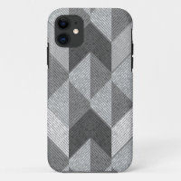 Textured grey geometric.