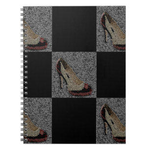 Textured High Heels Notebook