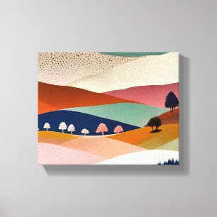 Textured Landscape Canvas Print