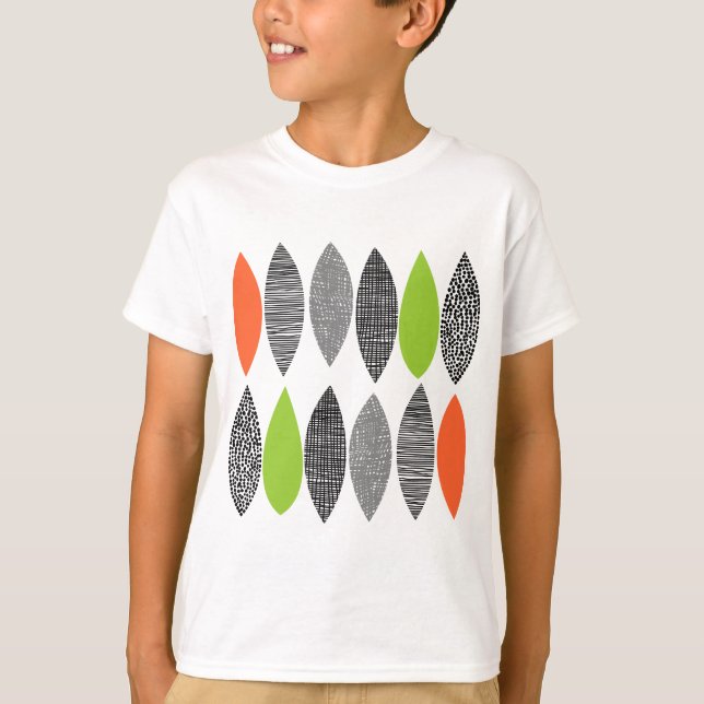 Textured Leaves 02 T-Shirt (Front)