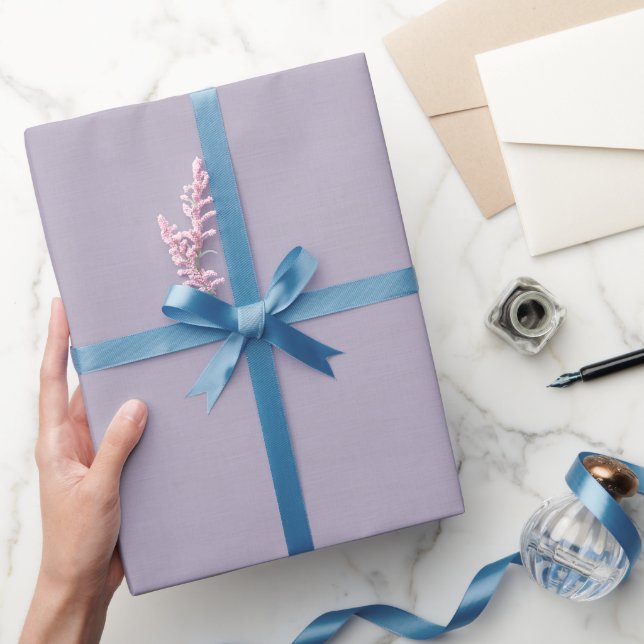 Textured Light Purple Wrapping Paper (Gifting)