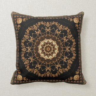 Textured Mandala Flower Cushion