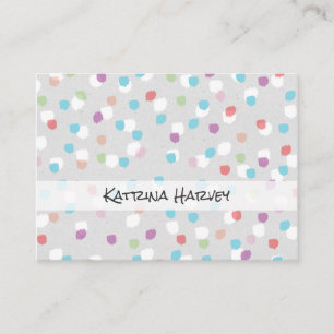 Textured Marks (fruity) Business Card