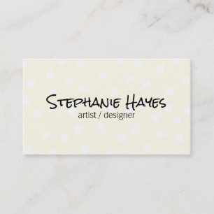 Textured Marks (light) / Expressive Business Card