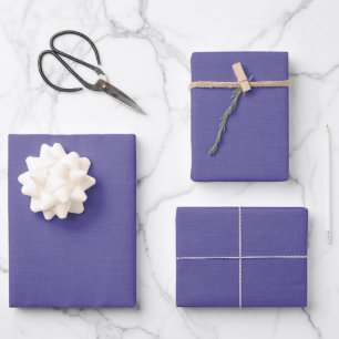 Textured Medium Purple Wrapping Paper Sheet